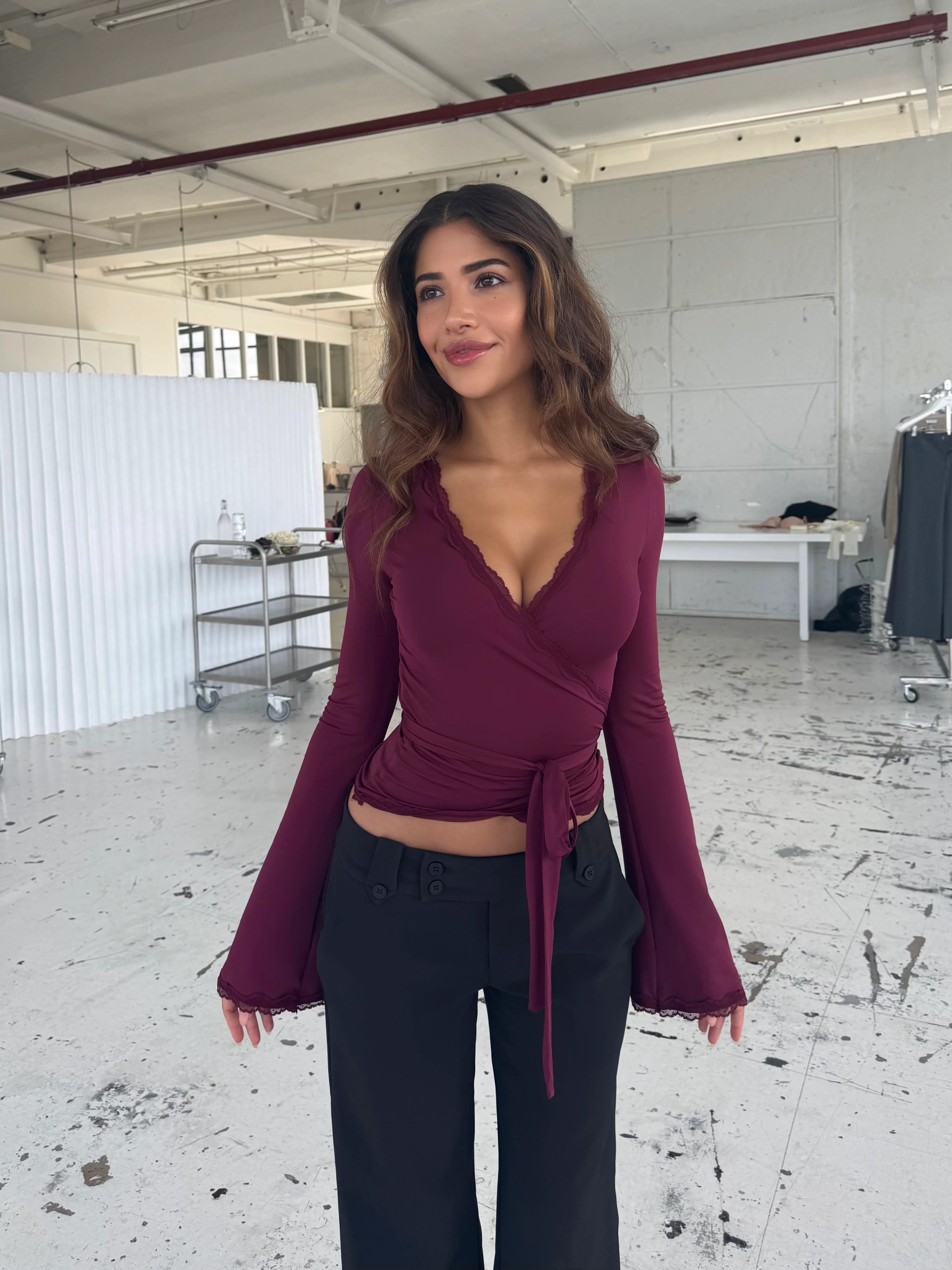 Ballerina Basic Top - Bordeaux - Image 2