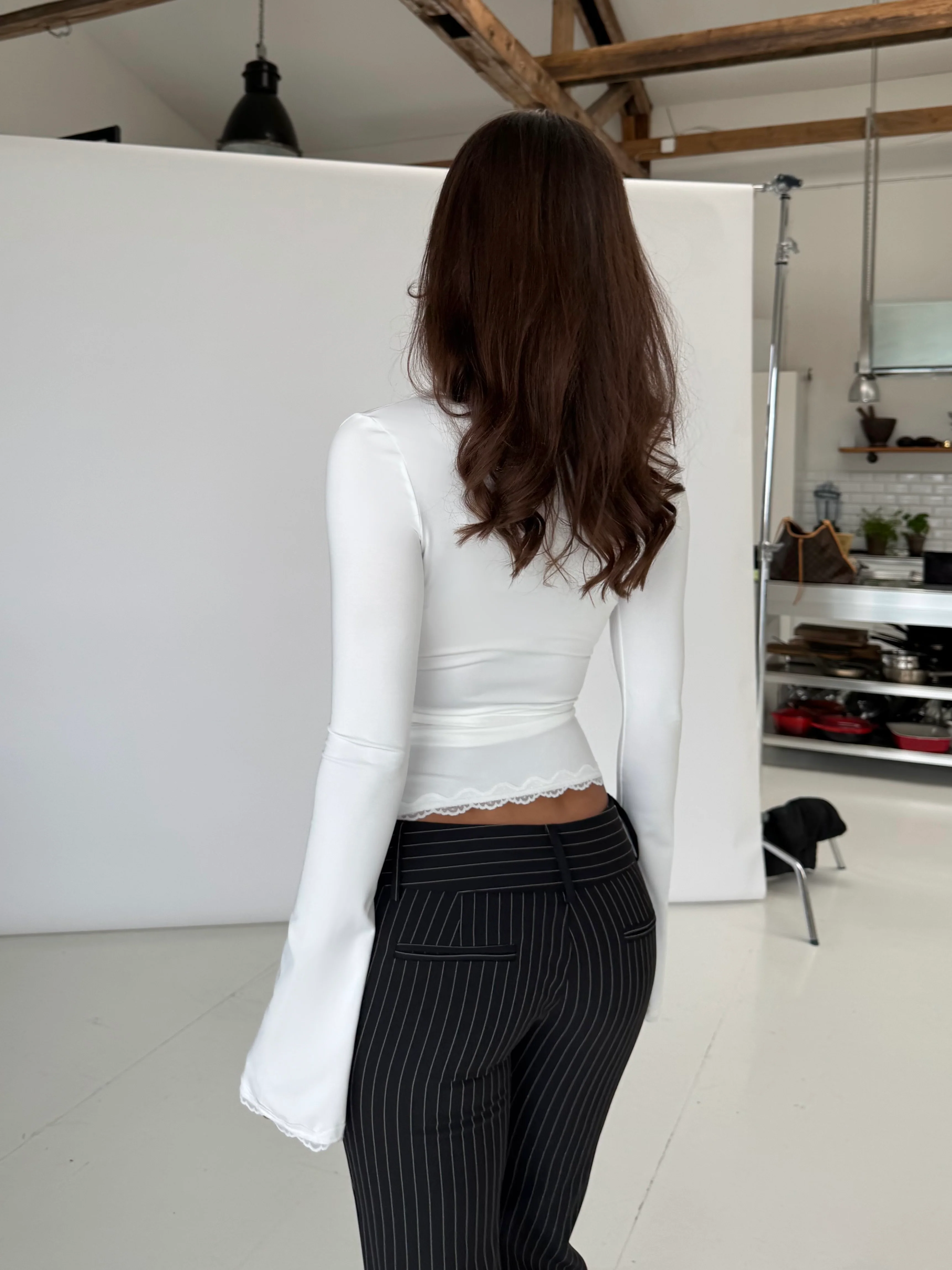 Ballerina Basic Top - Weiß - Image 3