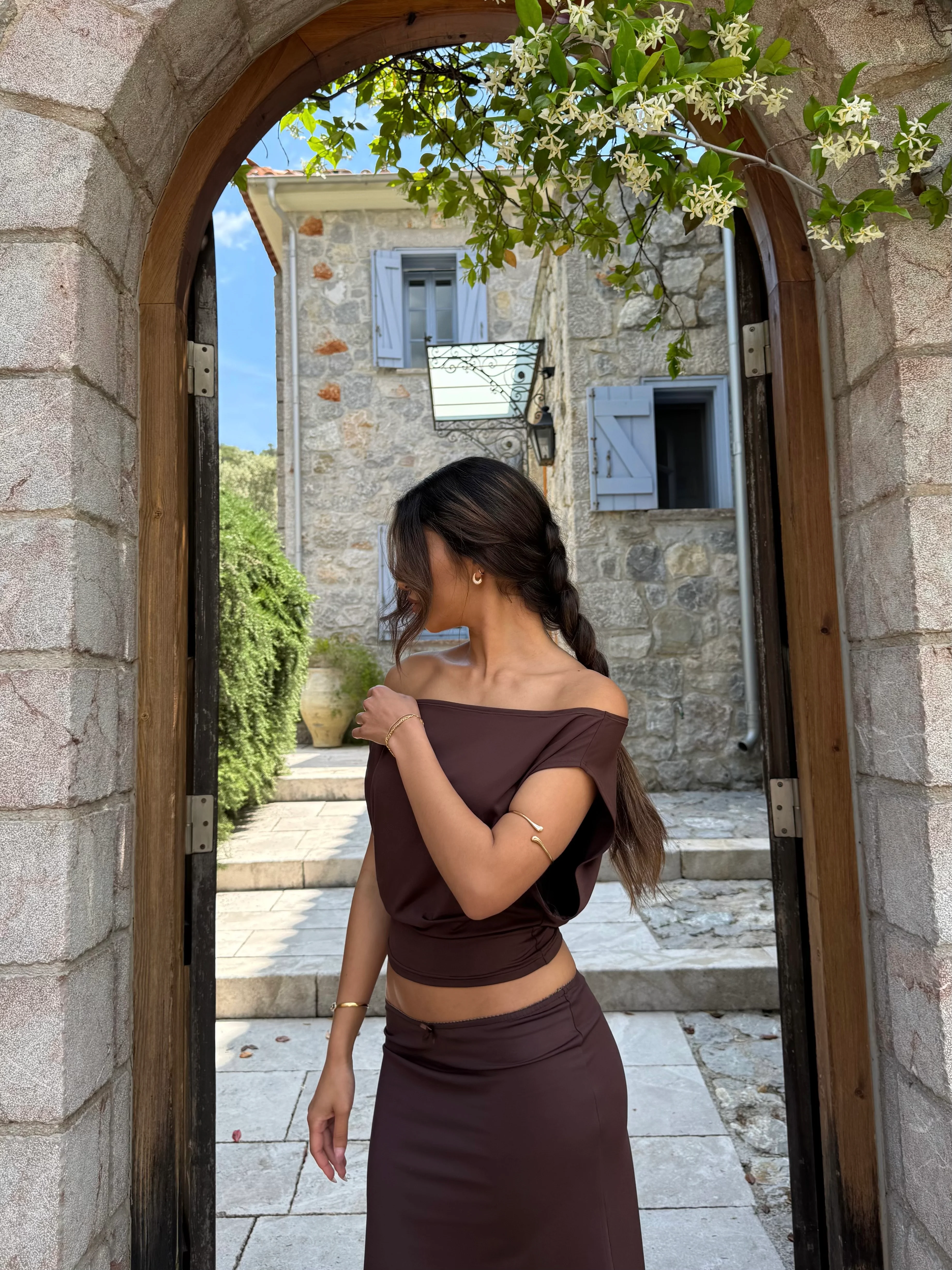 Hera Basic Top - Dunkelbraun - Image 4