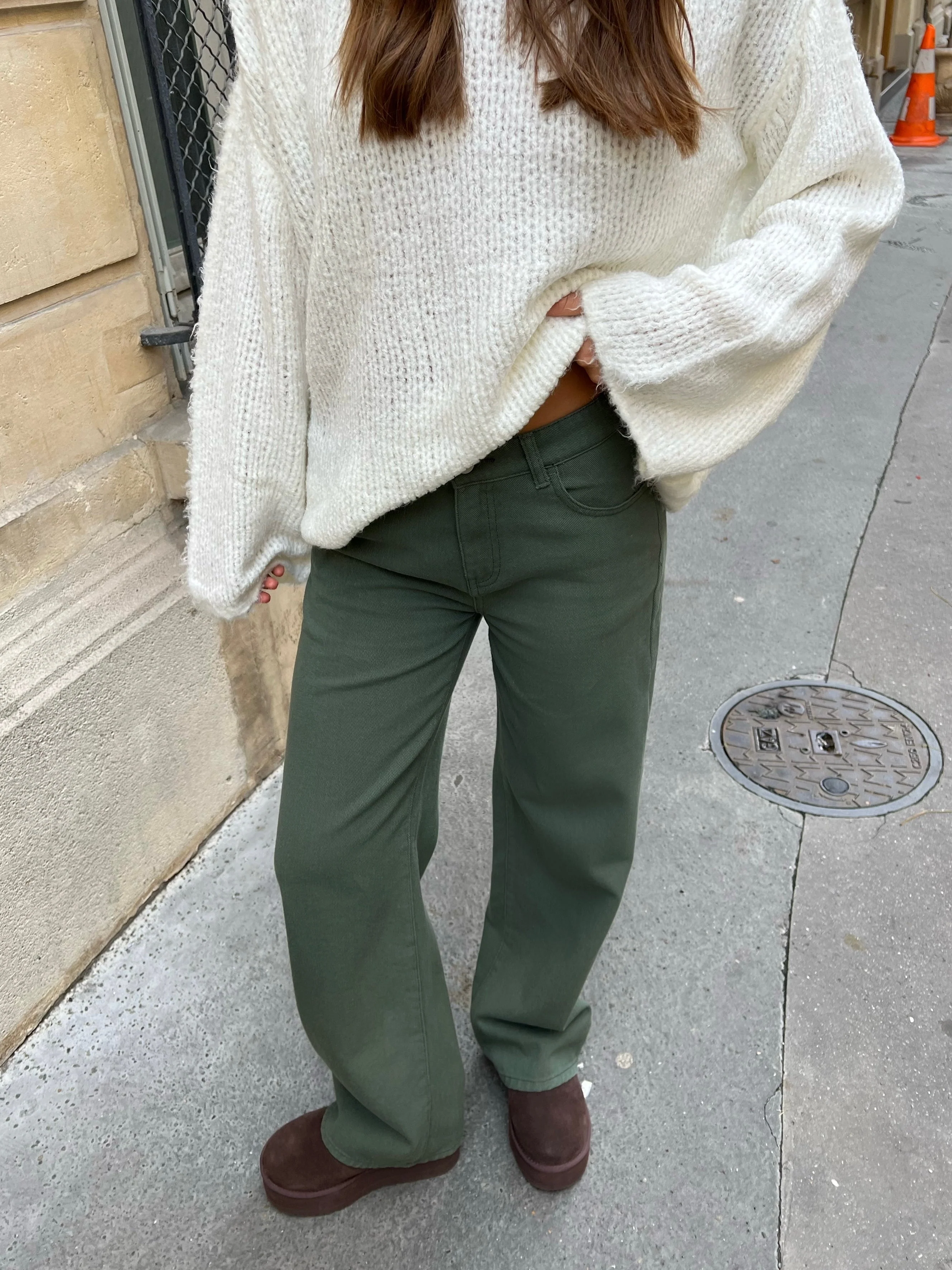 Jolie Jeans - Army Green - Image 2