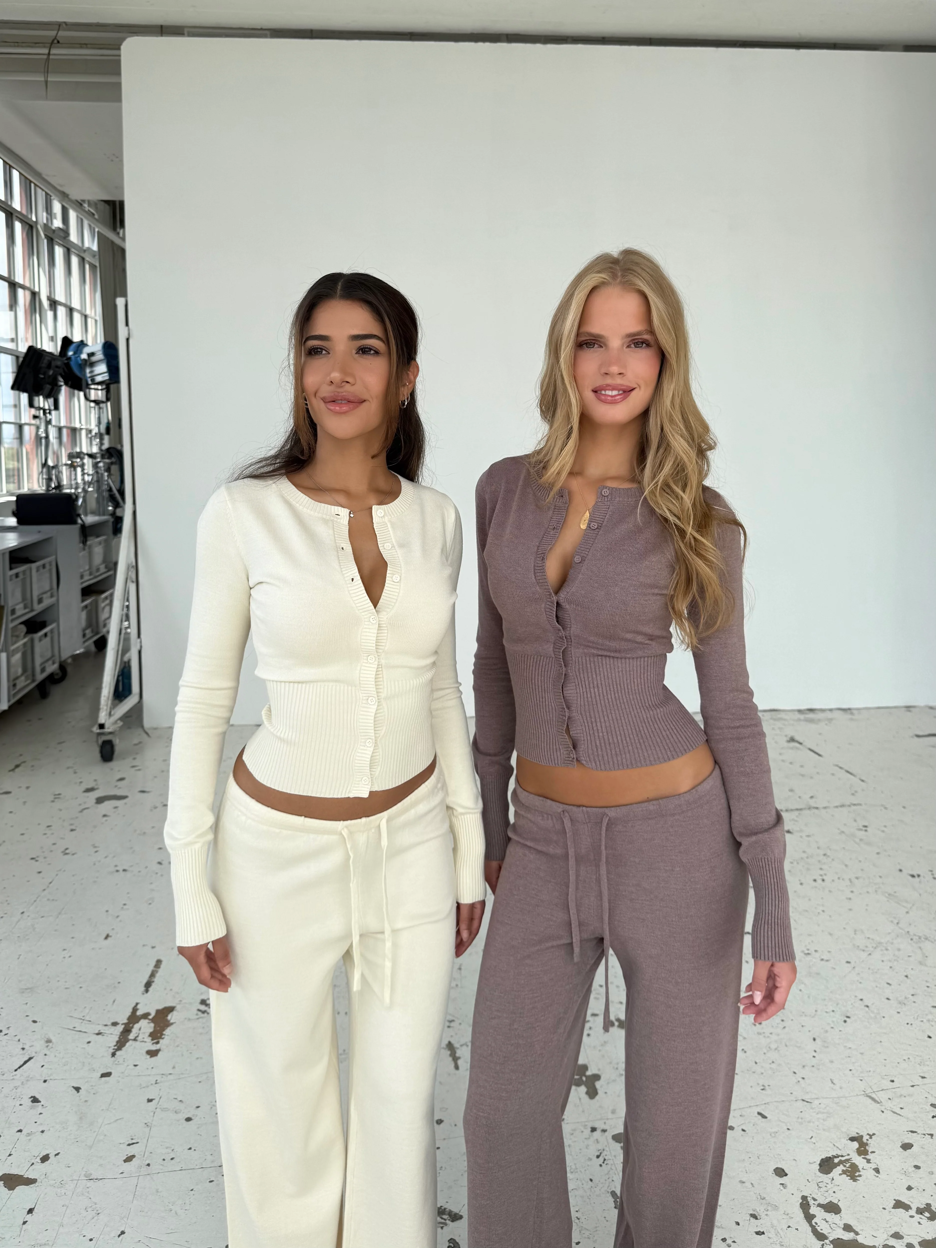 Knit pants - Hellbraun - Image 7