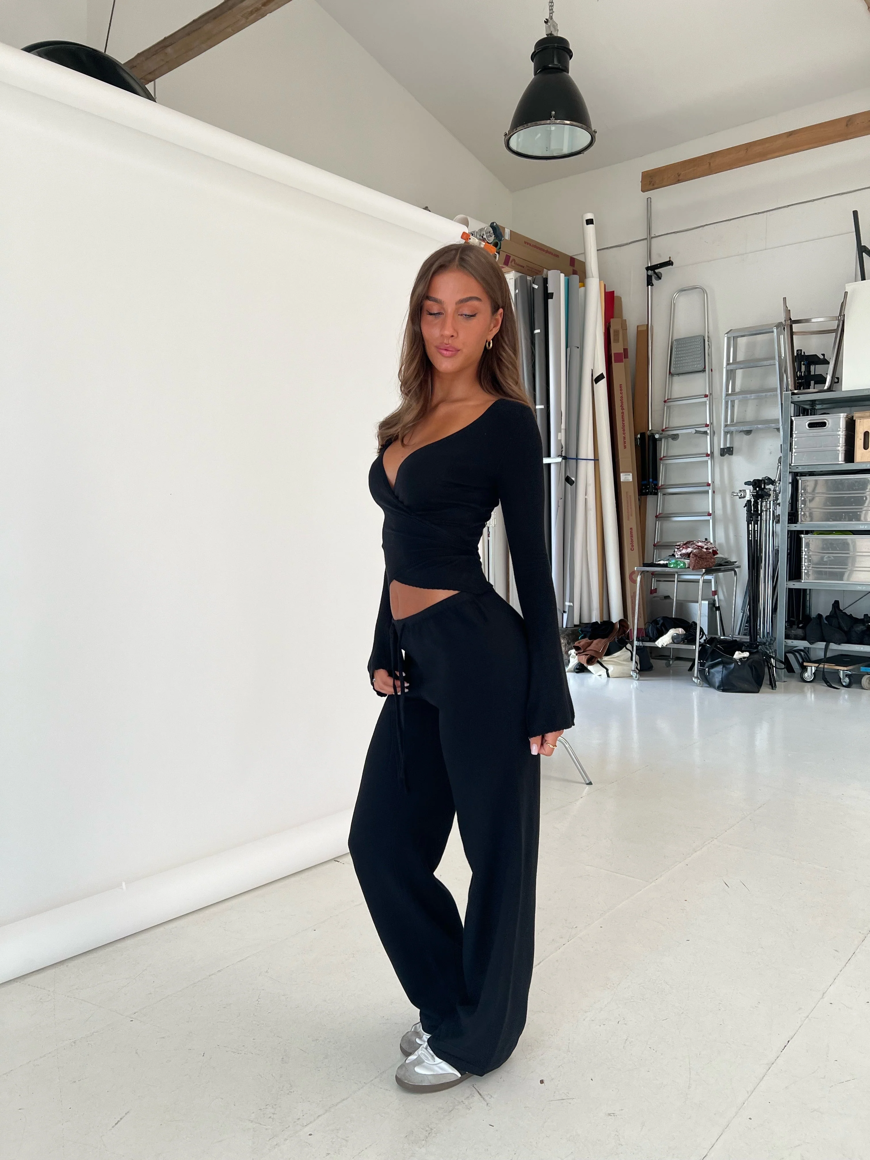 Knit hosen - schwarz - Image 2